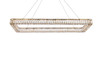 Monroe 50 Inch Led Single Rectangle Pendant In Gold (3504D50L1G)