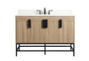 48 Inch Single Bathroom Vanity In Mango Wood With Backsplash (VF48848MW-BS)