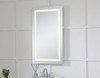 Led Hardwired Mirror Rectangle W24H40 Dimmable 3000K (MRE-6014)