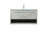 36 Inch Single Bathroom Vanity In Concrete Grey (VF43536MCG)