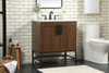 30 Inch Single Bathroom Vanity In Walnut (VF48830MWT)