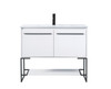 40 Inch  Single Bathroom Vanity In White (VF42040WH)