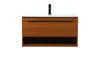 36 Inch Single Bathroom Vanity In Teak (VF43536MTK)