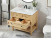 36 Inch Single Bathroom Vanity In Natural Wood (VF27036NW)