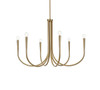 Layne 36 Inch Chandelier In Gold (LD722D36SG)