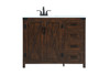 42 Inch Single Bathroom Vanity In Expresso (VF90242EX)