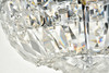 Tranquil 4 Light Chrome Flush Mount Clear Royal Cut Crystal (V2528F12C/RC)