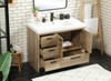 42 Inch Single Bathroom Vanity In Natural Oak (VF46042NT)