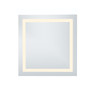 LED Hardwired Mirror Square W28 H28 Dimmable 3000K (MRE-6020)