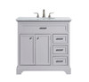 36 In. Single Bathroom Vanity Set In Light Grey (VF15036GR)