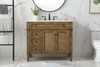 40 Inch Single Bathroom Vanity In Driftwood (VF12540DW)