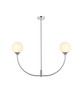 Nyomi 36 Inch Chandelier In Chrome (LD816D36C)