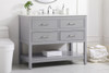 42 Inch Single Bathroom Vanity In Gray (VF19042GR)