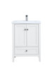 Elegant Furniture and Lighting 24 In. Single Bathroom Vanity Set In White (VF-2001)