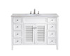 48 In. Single Bathroom Vanity Set In White (VF-1041)
