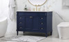 48 Inch Single Bathroom Vanity In Blue (VF31848BL)