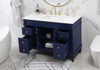 48 Inch Single Bathroom Vanity In Blue (VF31848BL)