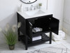 30 Inch Single Bathroom Vanity In Black (VF16430BK)