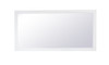 Aqua Rectangle Vanity Mirror 72 Inch In White (VM27236WH)
