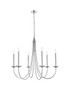 Cohen 36 Inch Chandelier In Chrome (LD810D36C)