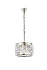 Madison 3 Light Polished Nickel Pendant Clear Royal Cut Crystal (1214D12PN/RC)