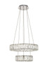 Monroe Integrated Led Chip Light Chrome Pendant Clear Royal Cut Crystal (3503G18C)