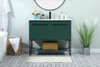 40 Inch Single Bathroom Vanity In Green (VF42540MGN)