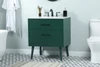 30 Inch Bathroom Vanity In Green (VF41030MGN)