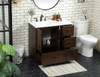 36 Inch Single Bathroom Vanity In Expresso (VF2836EX)