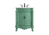 27 Inch Single Bathroom Vanity In Vintage Mint (VF-1008VM)