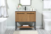 36 Inch Single Bathroom Vanity In Walnut Brown (VF42536WB)