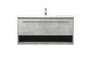 40 Inch Single Bathroom Vanity In Concrete Grey (VF43540MCG)