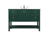 48 Inch Single Bathroom Vanity In Green (VF27048GN)