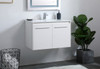 30 Inch  Single Bathroom Floating Vanity In White (VF44030WH)