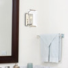 Elegant Furniture and Lighting Monaco 1 Light Golden Iron Wall Sconce Glass Crystal (1212W6PN)
