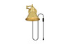 Jair 1 Light Brass Swing Arm Plug In Wall Sconce (LD7331W7BRA)