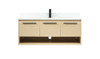 48 Inch Single Bathroom Vanity In Maple With Backsplash (VF43548MMP-BS)