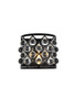 Madison 1 Light Matte Black Wall Sconce Clear Royal Cut Crystal (1214W11MB/RC)