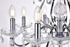 Voltaire Collection Chandelier D26 H25 Lt:8 Chrome Finish (LD4005D26C)