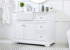 42 Inch Single Bathroom Vanity In White (VF60242WH)