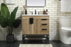 32 Inch Single Bathroom Vanity In Natural Oak (VF48832NT)
