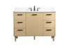 48 Inch Bathroom Vanity In Maple With Backsplash (VF47048MMP-BS)