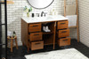 48 Inch Bathroom Vanity In Teak (VF47048MTK)