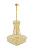 Primo 14 Light Gold Chandelier Clear Royal Cut Crystal (V1800D24G/RC)