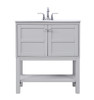 30 In. Single Bathroom Vanity Set In Grey (VF2530GR)