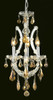 Maria Theresa 4 Light Chrome Chandelier Golden Teak (Smoky) Royal Cut Crystal (2801D12C-GT/RC)