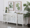 72 Inch Mirrored Credenza In White (MF82111WH)