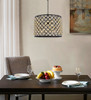 Madison 8 Light Matte Black Chandelier Golden Teak (Smoky) Royal Cut Crystal (1206D27MB-GT/RC)