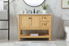 42 Inch Single Bathroom Vanity In Natural Wood (VF27042NW)