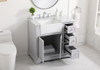 36 Inch Single Bathroom Vanity In Grey (VF60236GR)